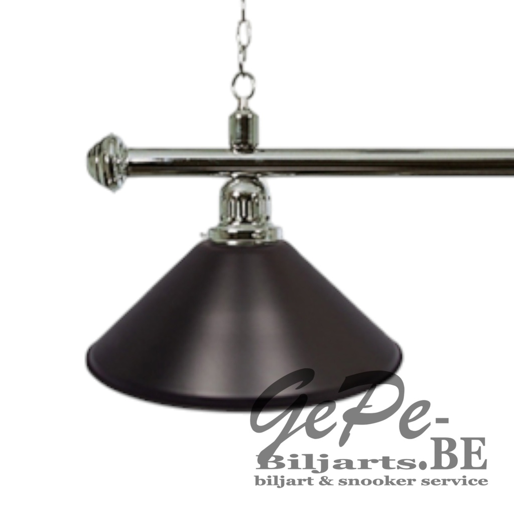 Lichtscherm 3-kap mat zwart