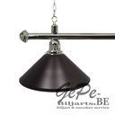 Lichtscherm 3-kap mat zwart