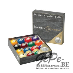 [008090000]  Ensemble de boules de pool 57,2 mm Aramith Tournament Duramith